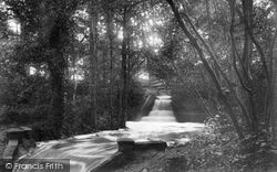 The Furnace Pond, Waterfall 1903, Horsmonden