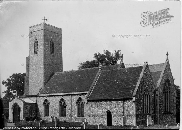 Photo of Horstead, All Saints Church c.1955