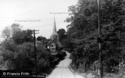 Church Lane c.1960, Horsted Keynes