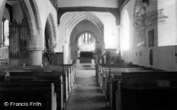 Church Of St Giles Interior c.1965, Horsted Keynes