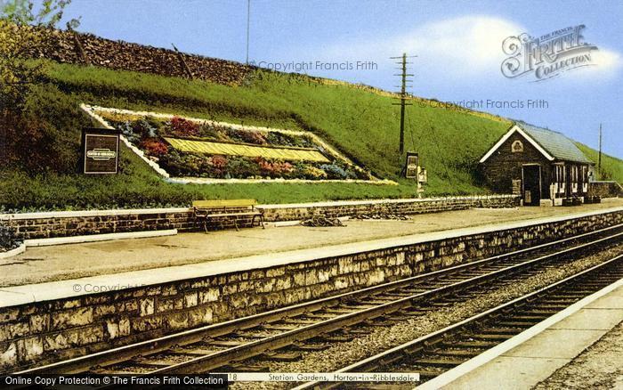 Photo of Horton In Ribblesdale, Station Gardens c.1960