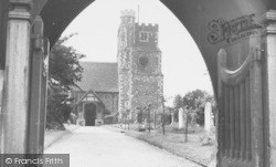 St Michael's Church Through The Lychgate c.1955, Horton
