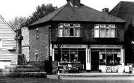 War Memorial And General Store c.1960, Horton
