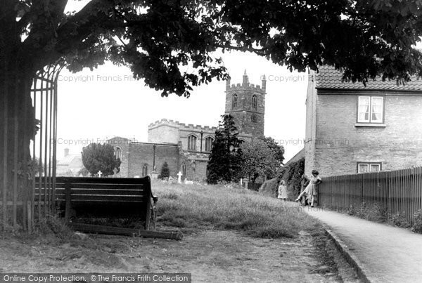 Photo of Hose, St Michael's Church And Village Green c.1955