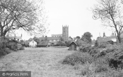 The Church From Green Lane c.1955, Hose