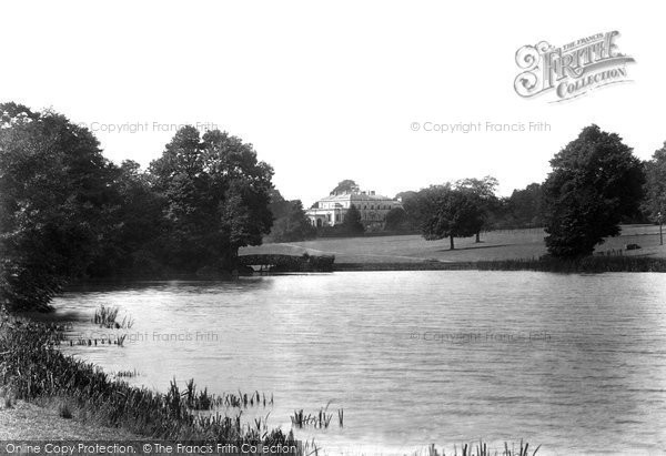 Photo of Hothfield, The House And Lake 1901