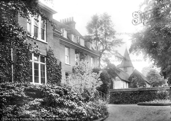 Photo of Houghton, Church And Rectory 1904