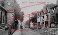 Houghton-Le-Spring, Church Lane c.1960, Houghton-Le-Spring