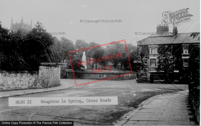 Photo of Houghton Le Spring, Cross Roads c.1960