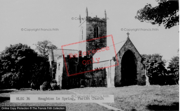 Photo of Houghton Le Spring, Parish Church c.1960