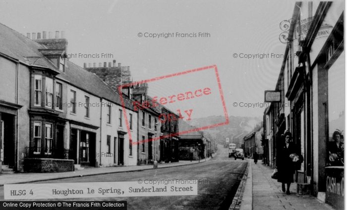 Photo of Houghton Le Spring, Sunderland Street c.1955