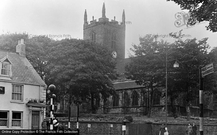 Photo of Houghton Le Spring, The Church c.1955