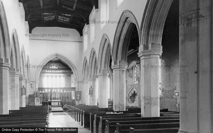 Photo of Houghton Regis, All Saints Church Interior c.1955