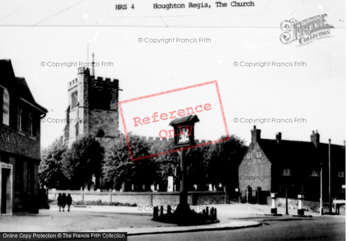 Photo of Houghton Regis, The Church c.1955