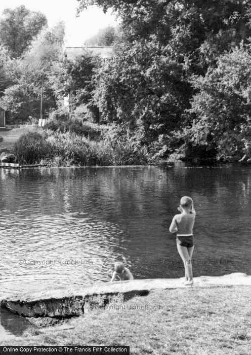 Photo of Houghton, Splashing By The Mill c.1960