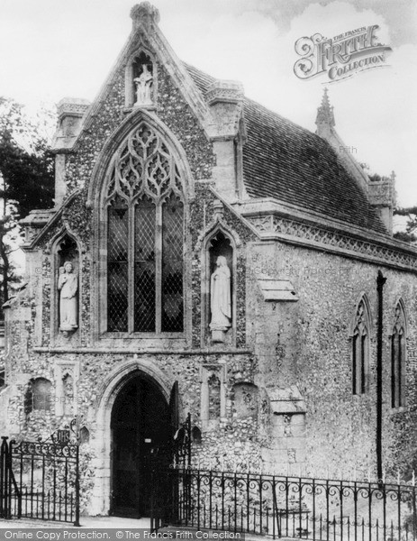 Photo of Houghton St Giles, Slipper Chapel c.1958