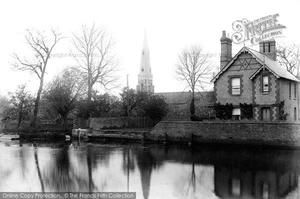 Photo of Houghton, St Mary's Church From The Mill 1898