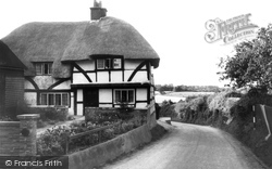 Houghton, Thatched Cottage c1965