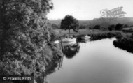 The River Arun At Houghton Bridge c.1960, Houghton