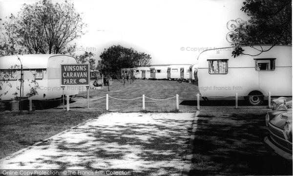 Photo of Houghton, Vinsons Caravan Park c.1960