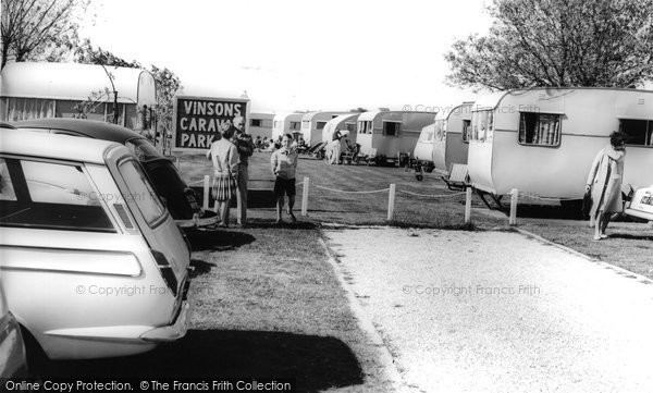 Photo of Houghton, Vinsons Caravan Park c.1960