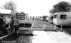 Vinsons Caravan Park c.1960, Houghton