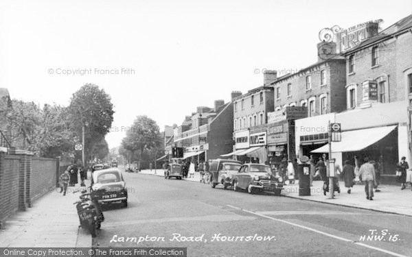 Photo of Hounslow, Lampton Road c.1955