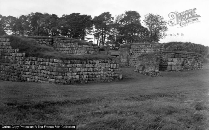 Photo of Housesteads, Roman Fort, West Gate 1954