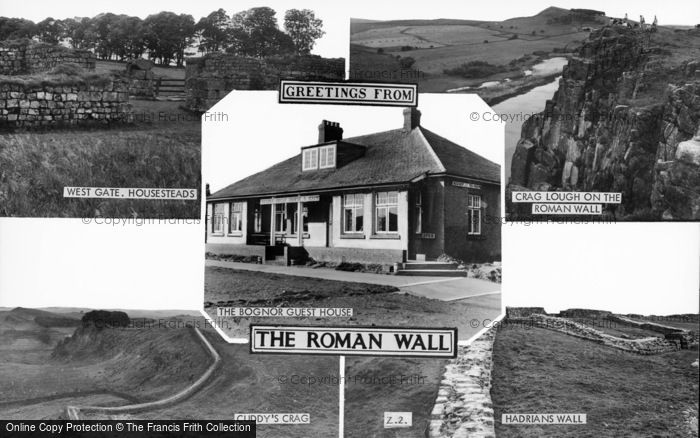 Photo of Housesteads, The Roman Wall Composite c.1955