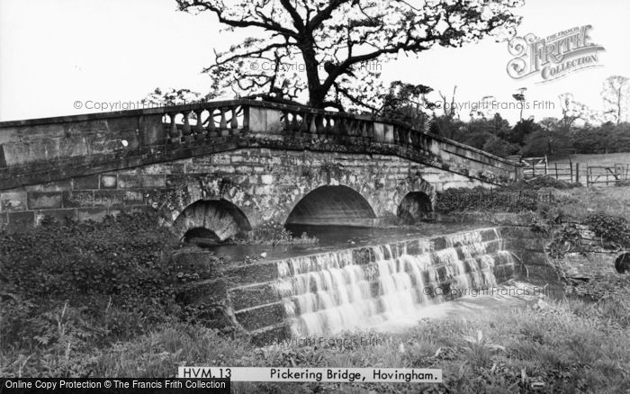 Photo of Hovingham, Park, Pickering Bridge c.1955