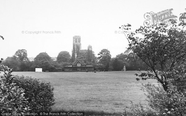 Photo of Howden, Ashes Playing Fields And Church c.1960