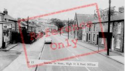 Howden-Le-Wear, High Street And Post Office c.1960, Howden-Le-Wear