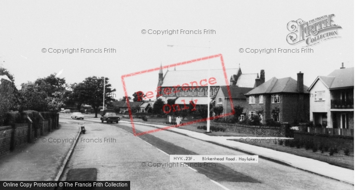 Photo of Hoylake, Birkenhead Road c.1965