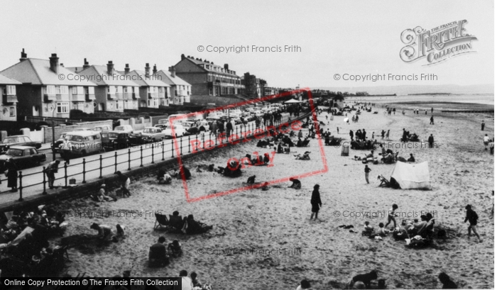 Photo of Hoylake, The Beach c.1955