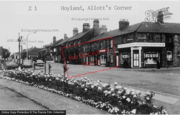 Photo of Hoyland, Allott's Corner c.1965