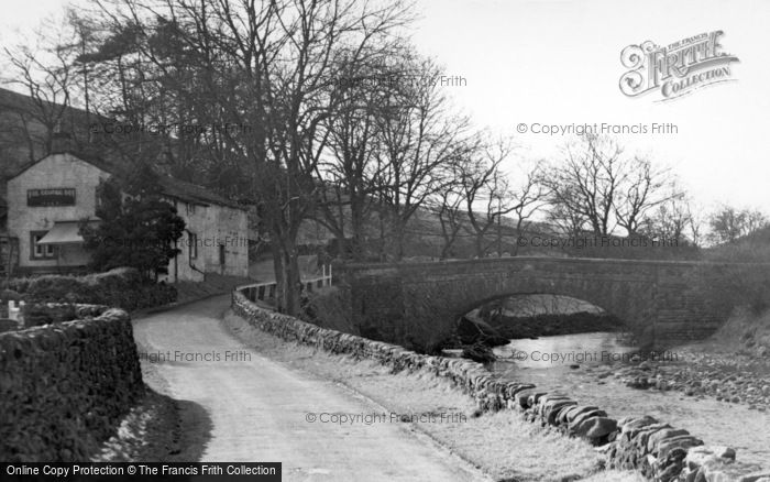 Photo of Hubberholme, George Inn And The Bridge c.1955