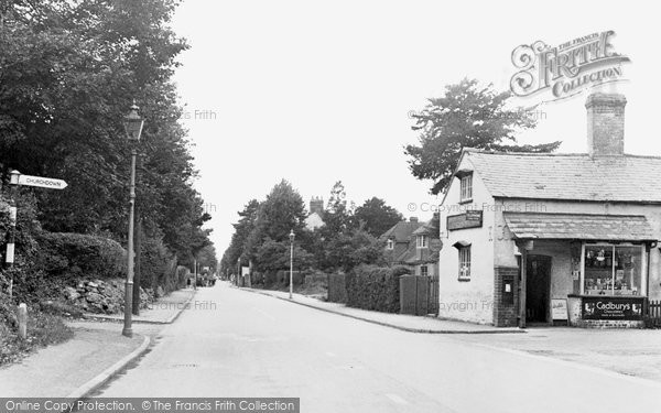Photo of Hucclecote, The Main Road c.1955
