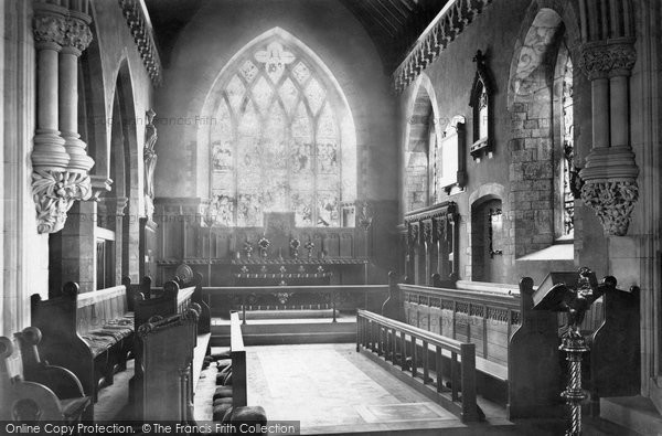 Photo of Hucknall, Hucknall Torkard Church, Choir East 1890