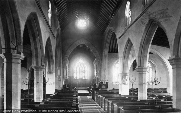 Photo of Hucknall, Hucknall Torkard Church, Nave East 1890