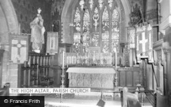 Parish Church, The High Altar c.1965, Hucknall