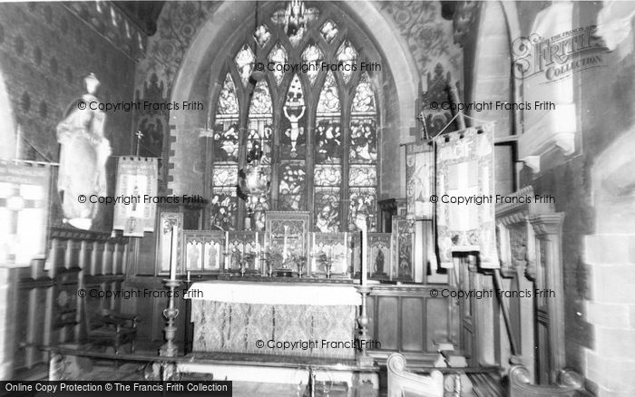 Photo of Hucknall, Parish Church, The High Altar c.1965