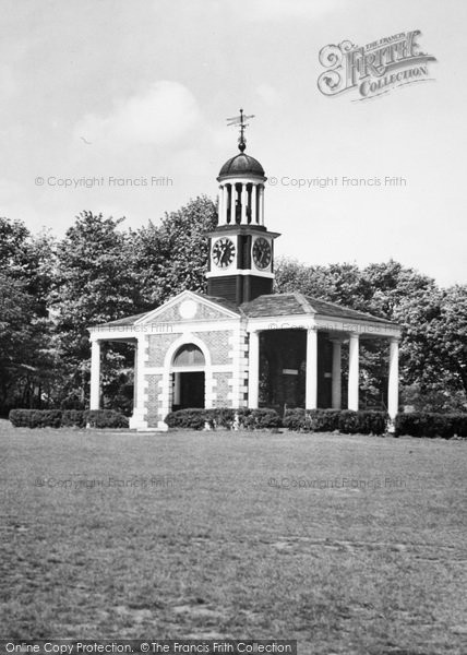 Photo of Huddersfield, Clock Tower, Ravensknowle Park c.1960
