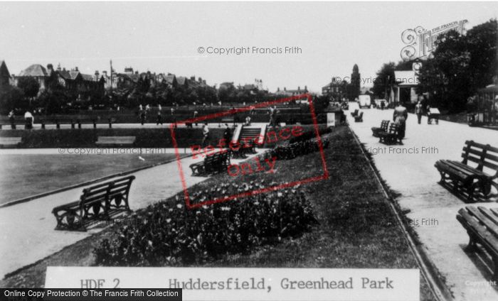 Photo of Huddersfield, Greenhead Park c.1955