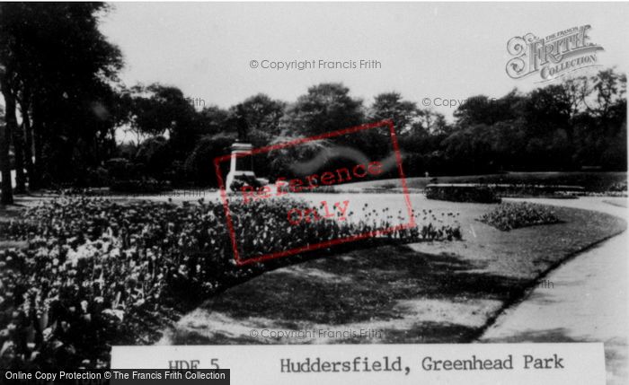 Photo of Huddersfield, Greenhead Park c.1955