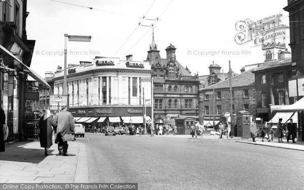 Photo of Huddersfield, Market Place 1957