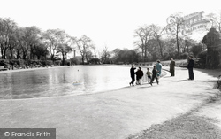 The Lake, Greenhead Park c.1960, Huddersfield
