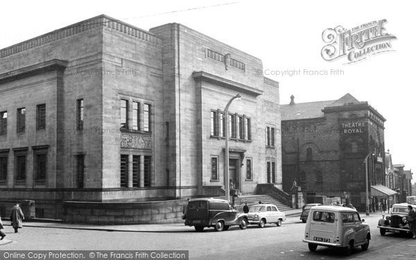 Photo of Huddersfield, The Library c.1960