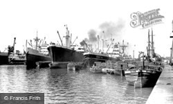 Hull, Alexandra Dock c.1955, Kingston Upon Hull
