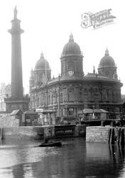 Hull, Dock Offices And Wilberforce Monument 1903, Kingston Upon Hull