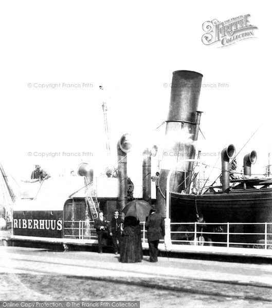 Photo of Hull, Steamship At Quayside c.1870